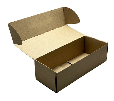 Коробка упаковочная 255 х 105 х 75 (  fefco 0471, Т-22 Е бурый )