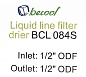 Фильтр-осушитель Becool BCL 084S (1/2, под пайку), жидкостный