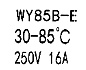 Термостат WY85BE электрокотлов Термекс (30..85°С, капиллярный), с ручкой