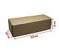 Коробка упаковочная 255 х 105 х 75 (  fefco 0471, Т-22 Е бурый )