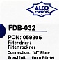 Фильтр жидкостный Alco FDB 032, PCN059305 (1/4, резьба, гранулированный)