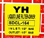 Фильтр жидкостный YH SDCL 164 (1/2 резьба), осушитель/антикислотный