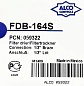 Фильтр жидкостный Alco FDB 184s, PCN059322 (1/2, пайка, гранулированный)