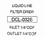 Фильтр-осушитель Danfoss DCL 032S (1/4 пайка), 023Z501391 (Китай)