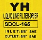 Фильтр жидкостный YH SDCL 165 (5/8 резьба), осушитель/антикислотный