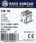 Мини-контактор CM1 10N (12A, 5.5 кВт, 1НО, 220V), EAC606331